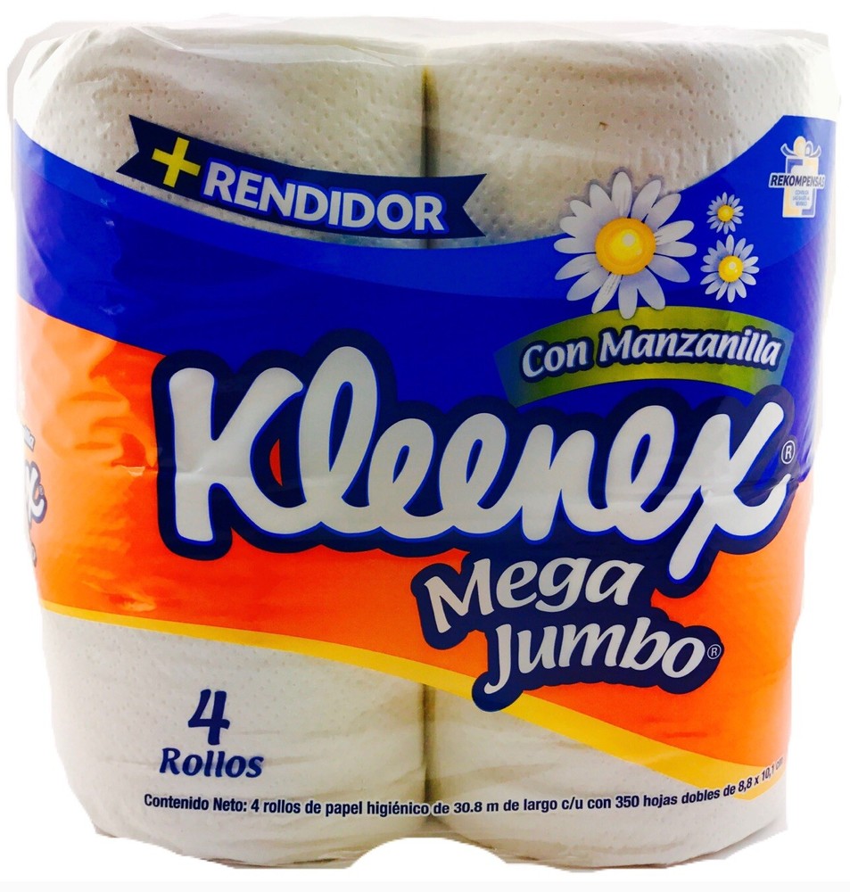 Kleenex Mega Jumbo 4ct Bathroom Tissue