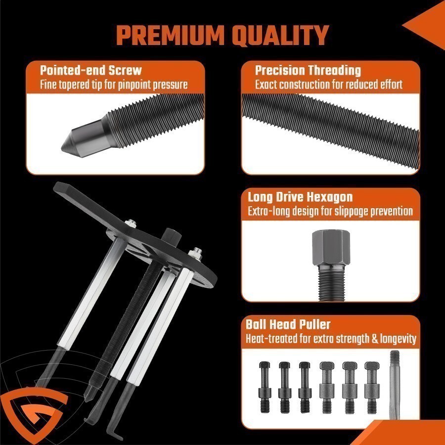 Insert Bearing Race Hole Puller Removal Tool Embedded Bearing Disassembly Kit