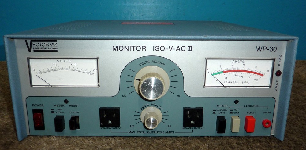 Vector VIZ WP-30 ISO-V-AC II Variable Isolation Transformer Variac