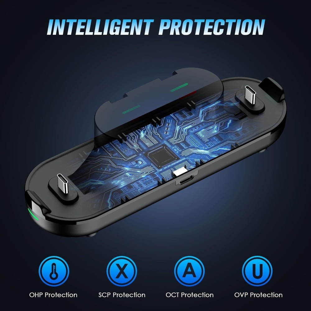 VidPPluing 2 Pack Switch Controllers with Charging Dock, Wireless Switch 2 Co...