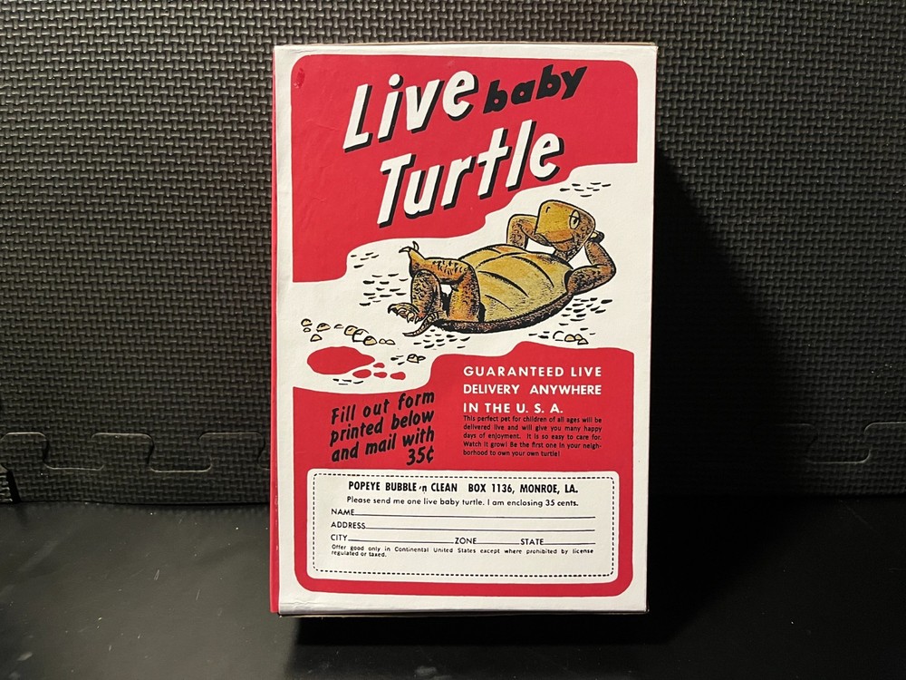 Popeye Bubble n Clean - Empty custom design display box