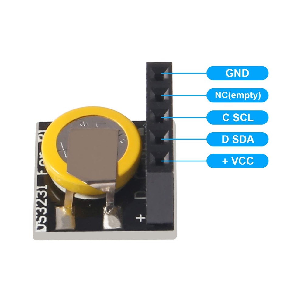 4PCS DS3231 Real Time Clock Module RTC Clock Memory Module 3.3V/5V for Raspbe...