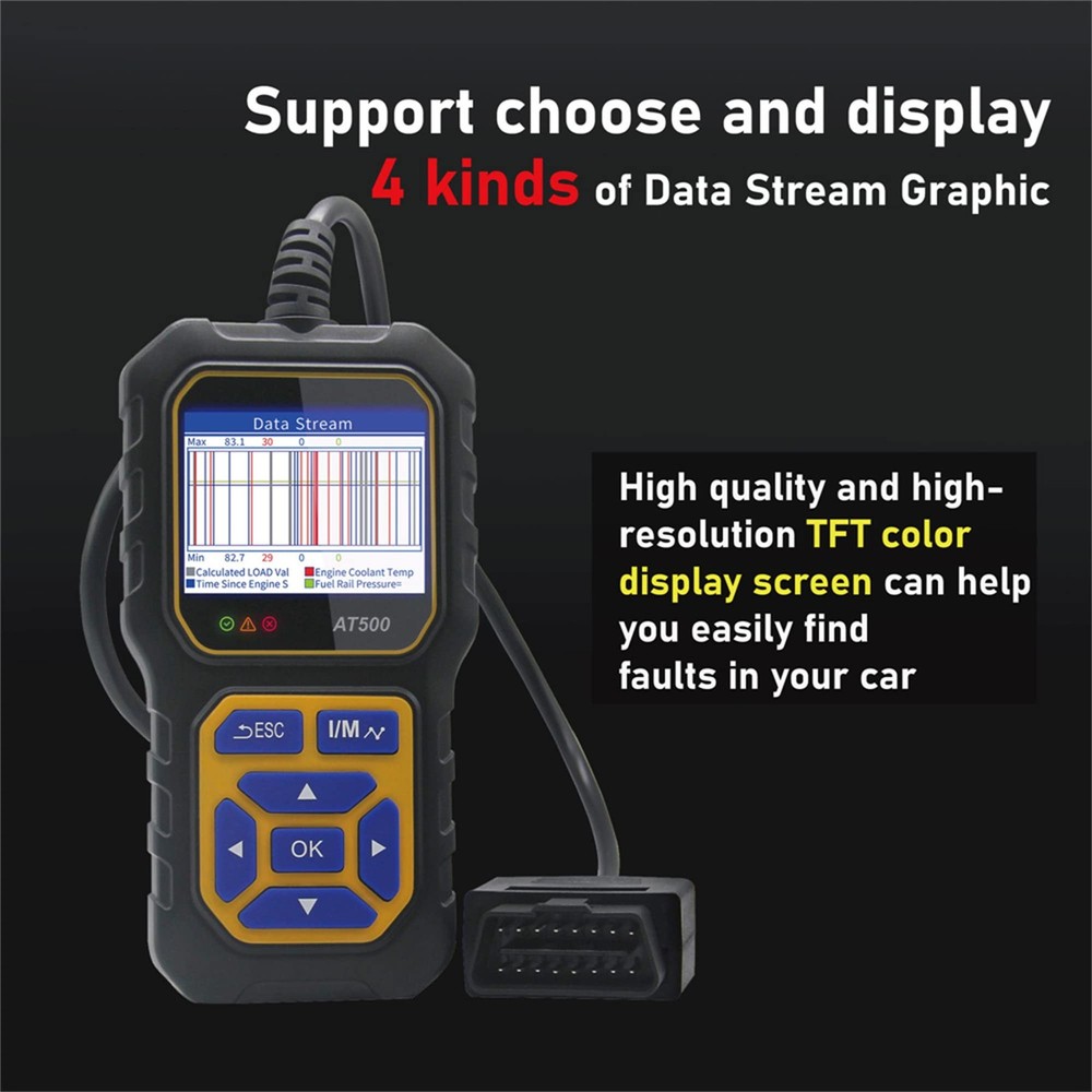 Diagnostic Scanner Code Reader Engine Tool Fault for OBD II Protocol 996-UP Car