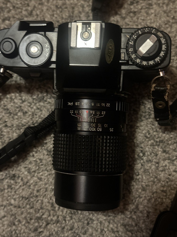 Vintage Camera & Lense with Accessories Untested