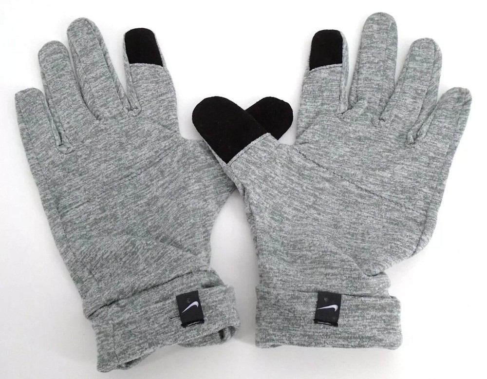 Nike Accelerate Running Gloves Women's Medium Particle Grey/Silver