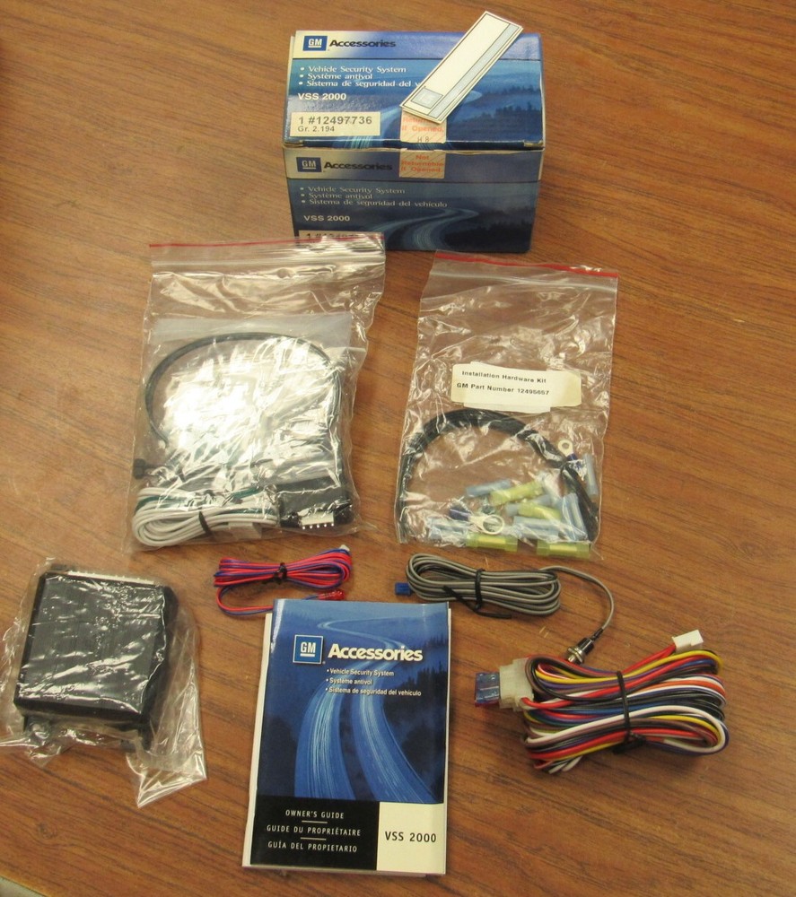 New GM OEM 12497736 Vehicle Security System