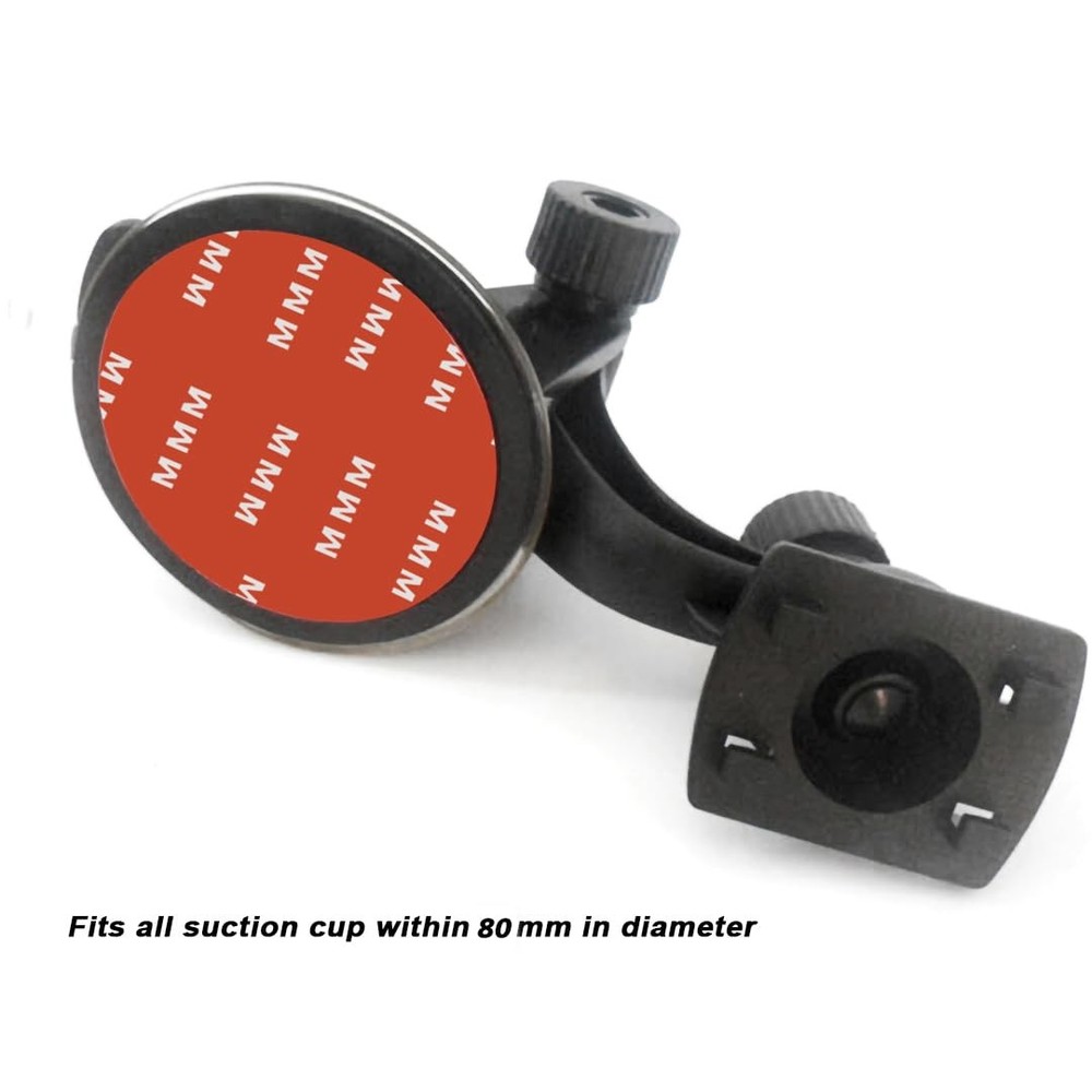 4 Pack 95mm Black Adhesive Dashboard Pad Mounting Disk, Mounting Disk for Suc...