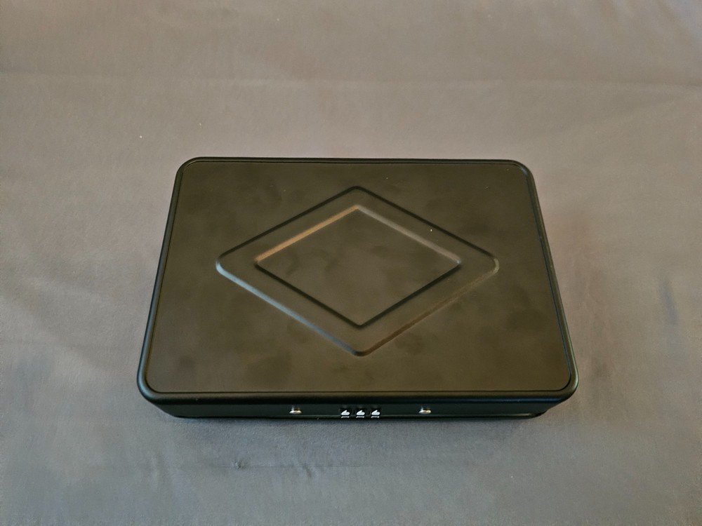 SEPOX Portable Safe Box w/ Combination Lock & Security Cable