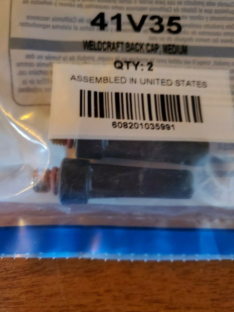 Miller-Weldcraft 41V35 Back Cap-Medium, 2 PK