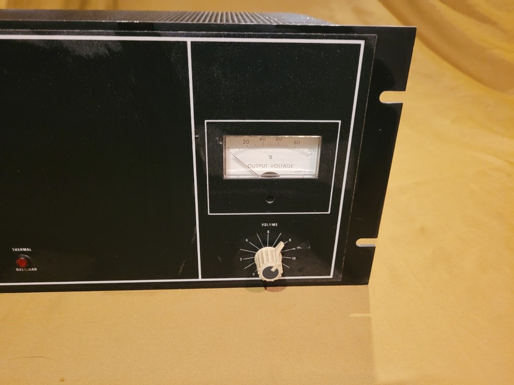 Shure SR105 Series Solid State Mono Power Amplifier Tested Nice Vintage