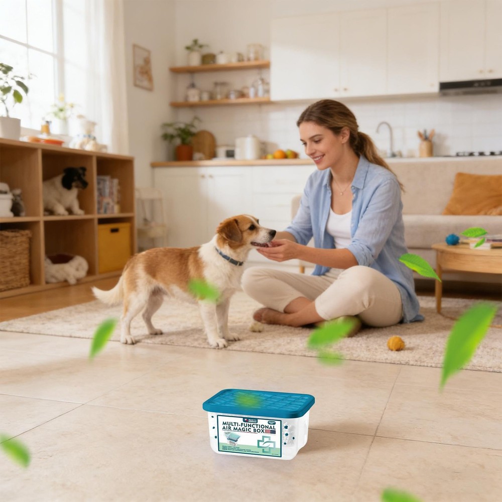 Indoor Air Purification Dust Removal Magic Box,Multi-functional Air Magic Box