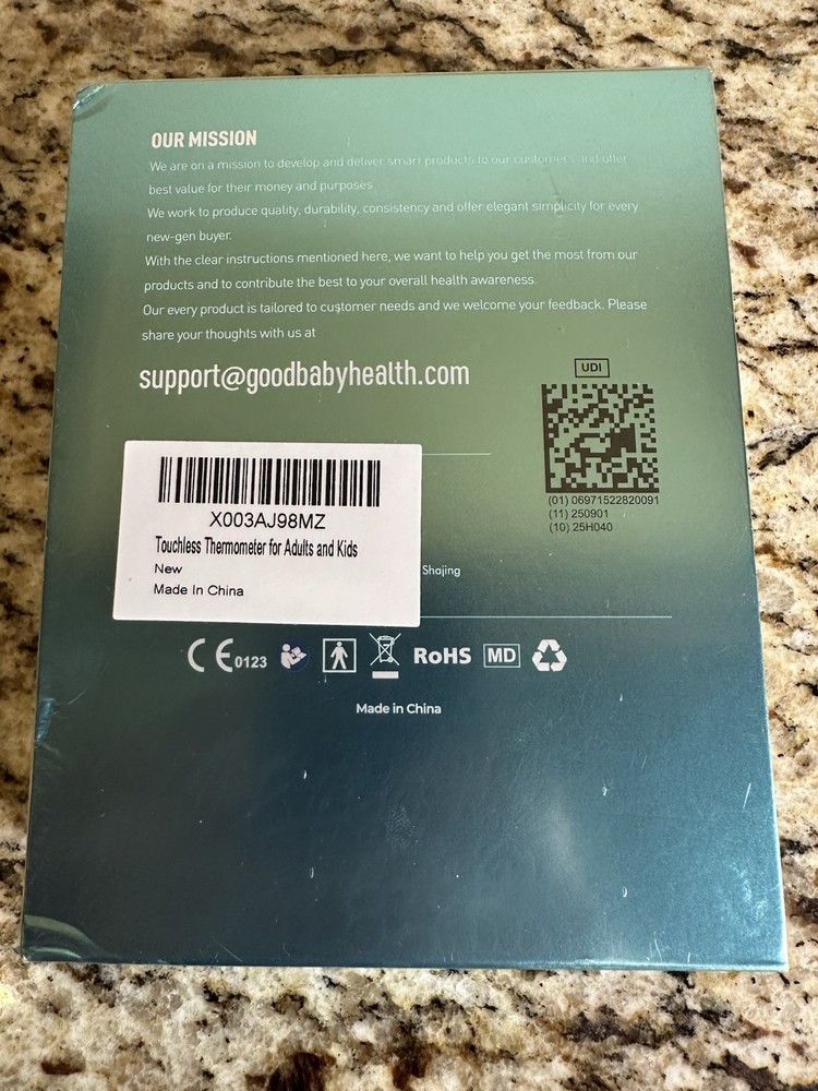 FC-IR2000 Touchless Infrared Forehead Thermometer