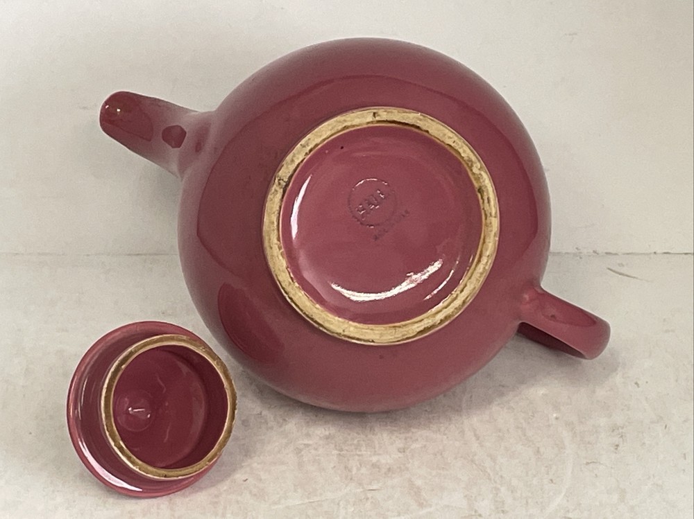 Vintage Hall Pottery Windshield Tea Pot 6 Cups