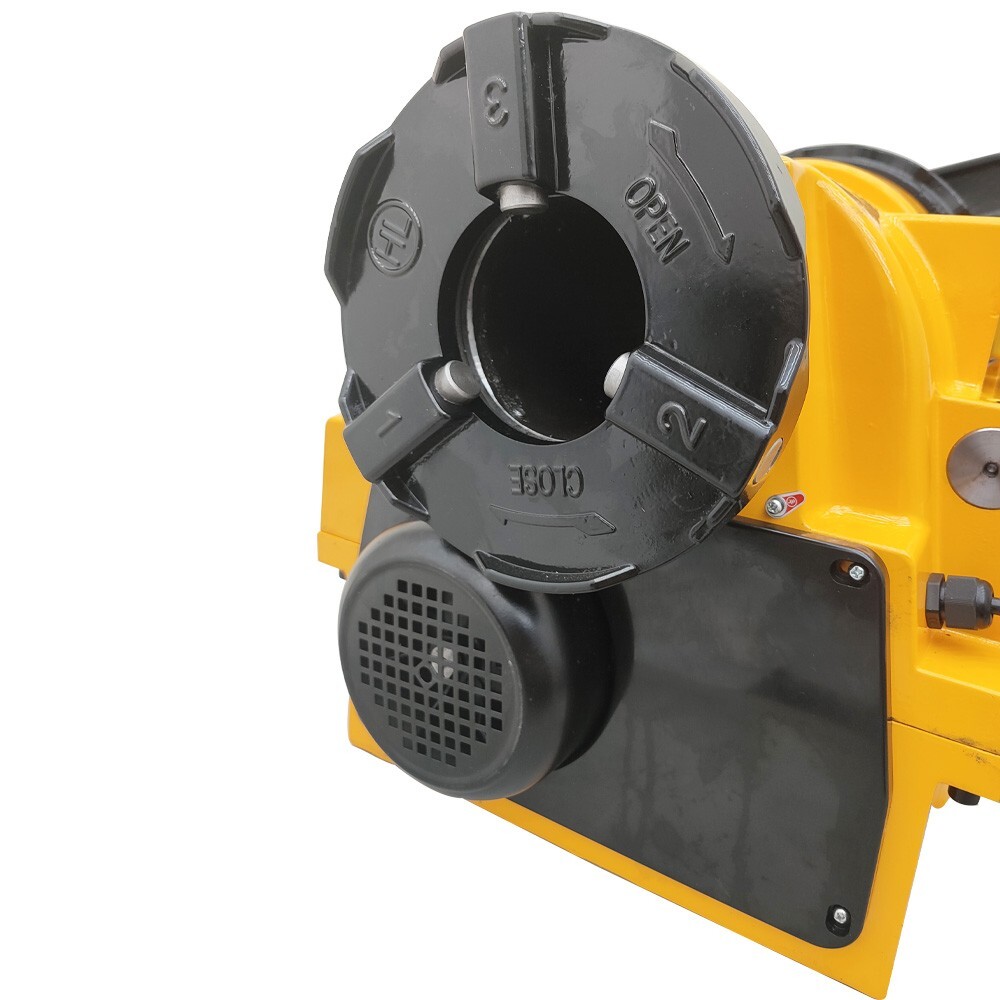 Electric Threading Cutter Pipe Cutting Threader Machine 1/2"-3" w/NPT/BSPT Dies