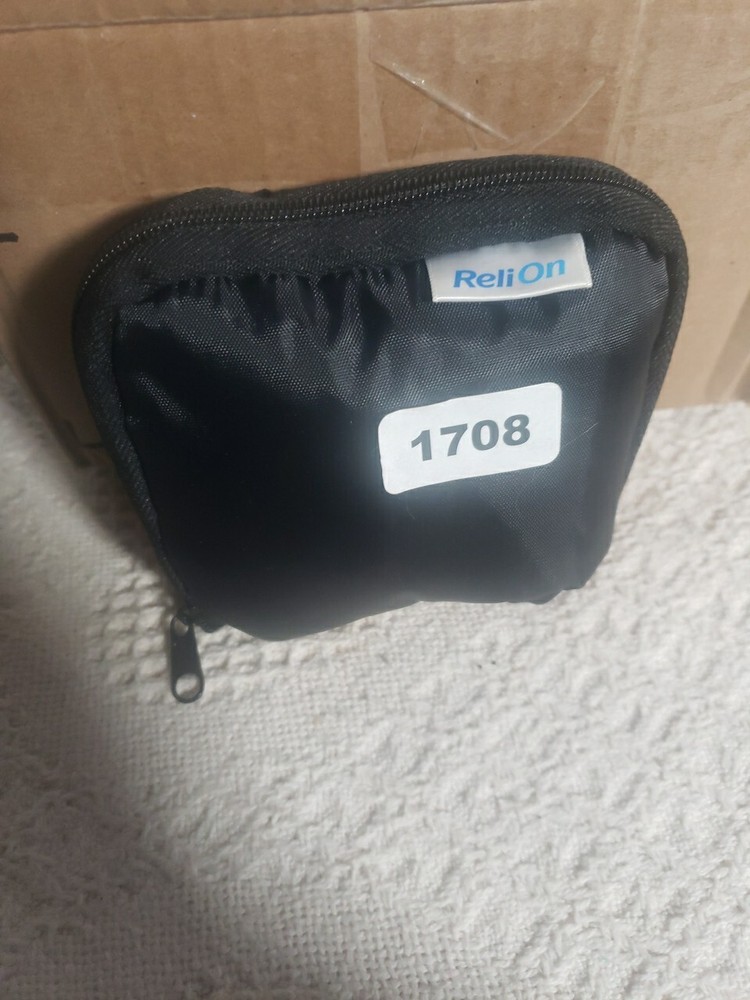 ReliOn Premier Glucose Meter Black Case Open Box Tested And Works
