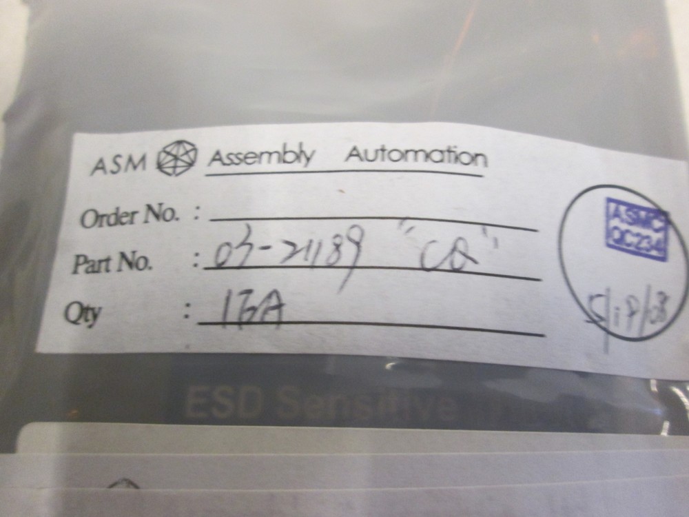 ASM, IN House Surge Protector Board, 03-21189, New