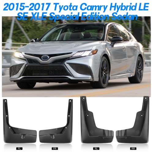 Mud Flaps Splash Guards 4PCS Front & Rear Side Mud Guards 2015-2017 Camry
