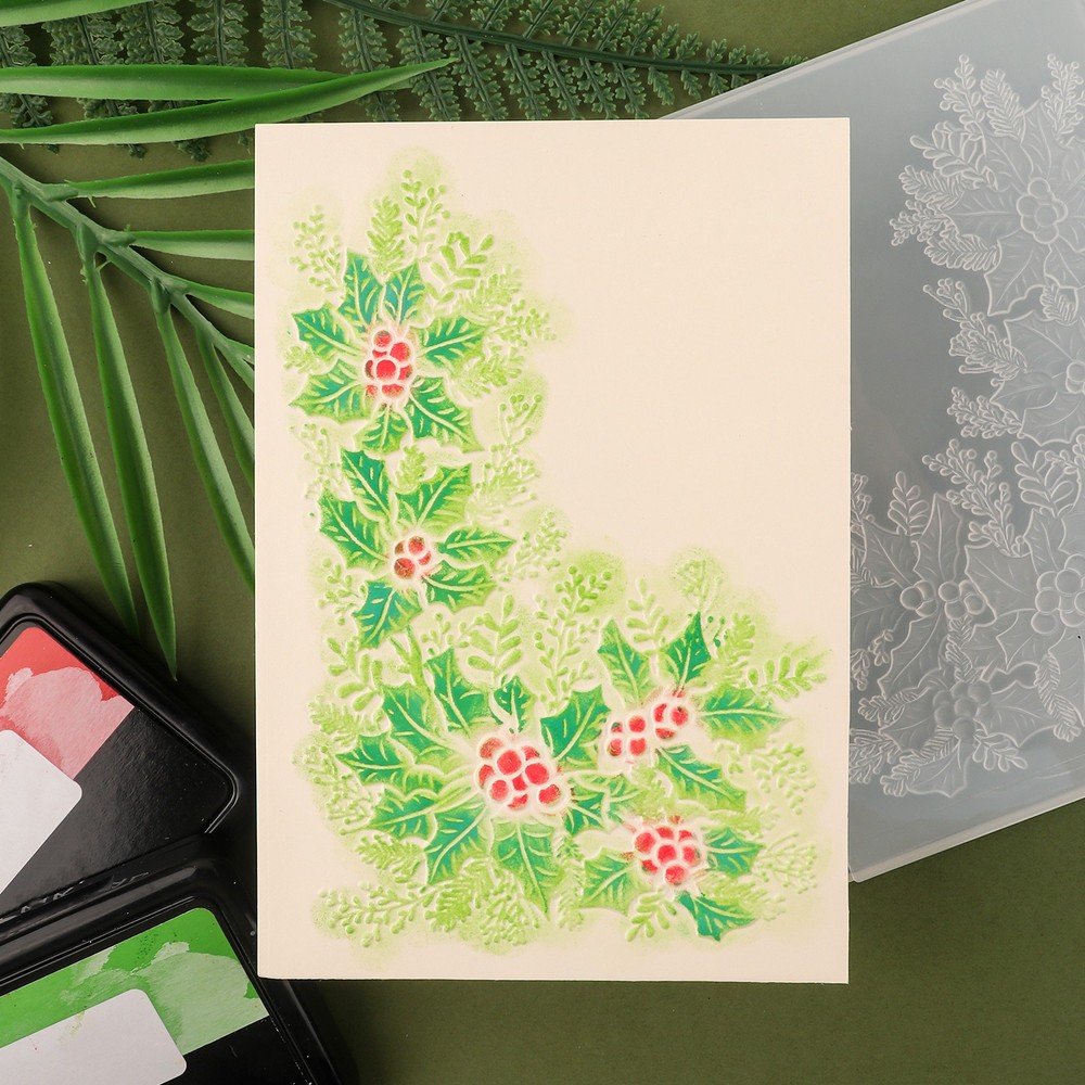 Leaves Pattern 3D Embossing Folder for Add Texture Paper Crafting Card Making