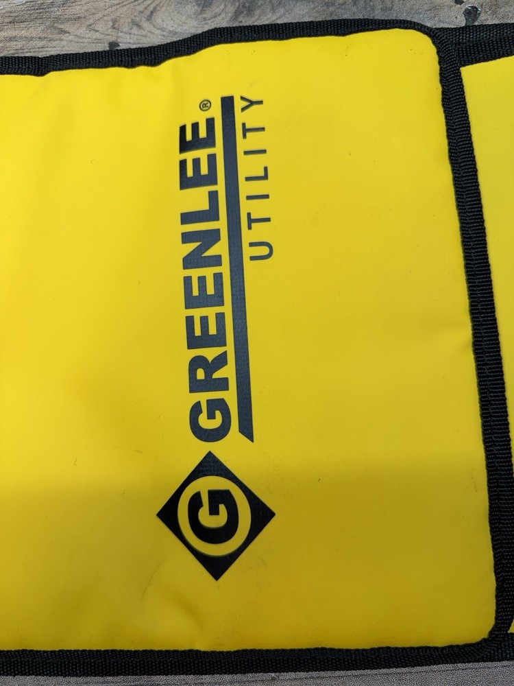 Greenlee Crimper Heavy-Duty Tool Bag Yellow