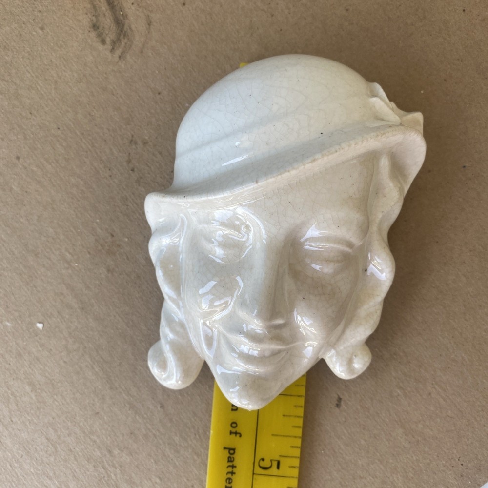 Art Deco Lady Face Wall Hanging 1930’s