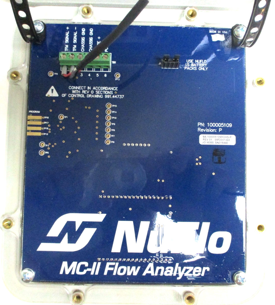 CAMERON NUFLO , MCII , FLOW ANALYZER , w/ BATTERY , SURPLUS