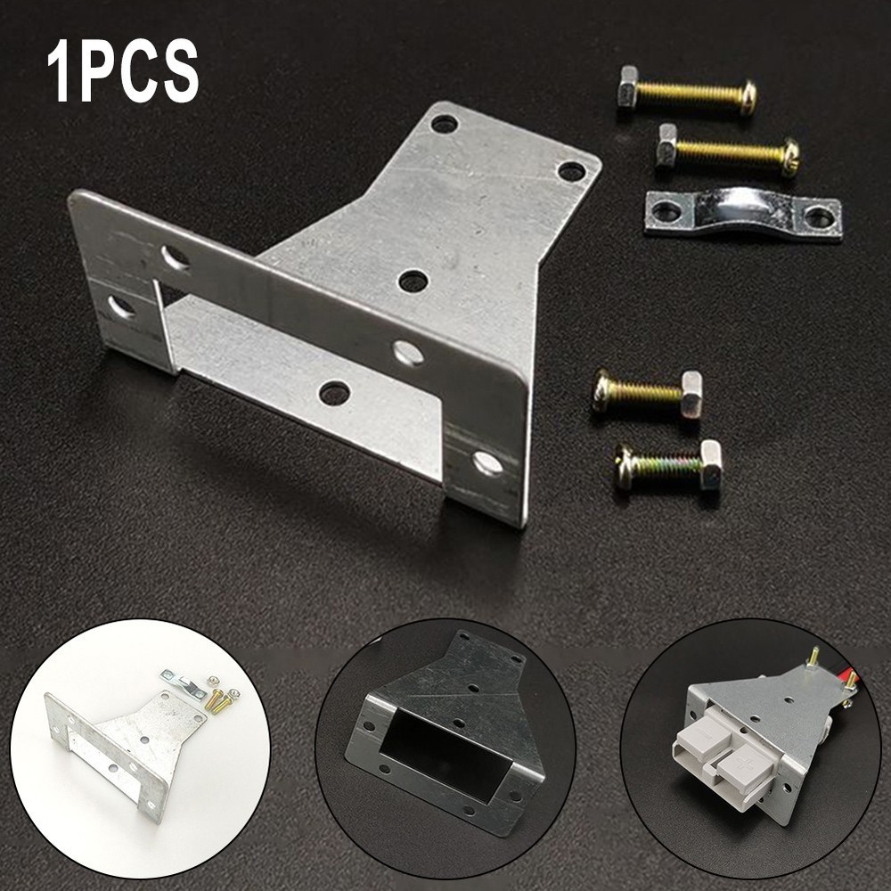 Mounting Bracket Holder Recessed Panel Replace Silver With Screws 1pcs 50A