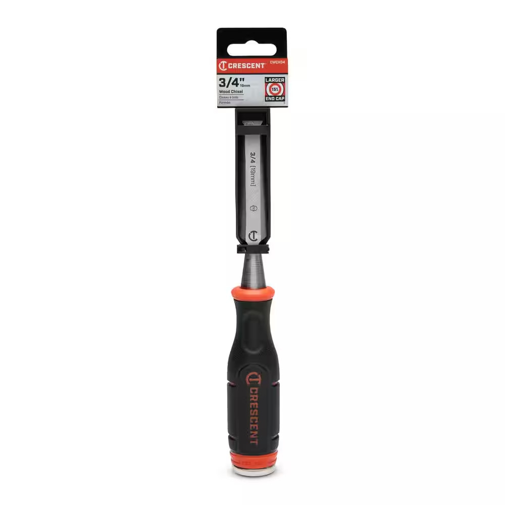3/4 In. Wood Chisel with Grip and Striking End Cap