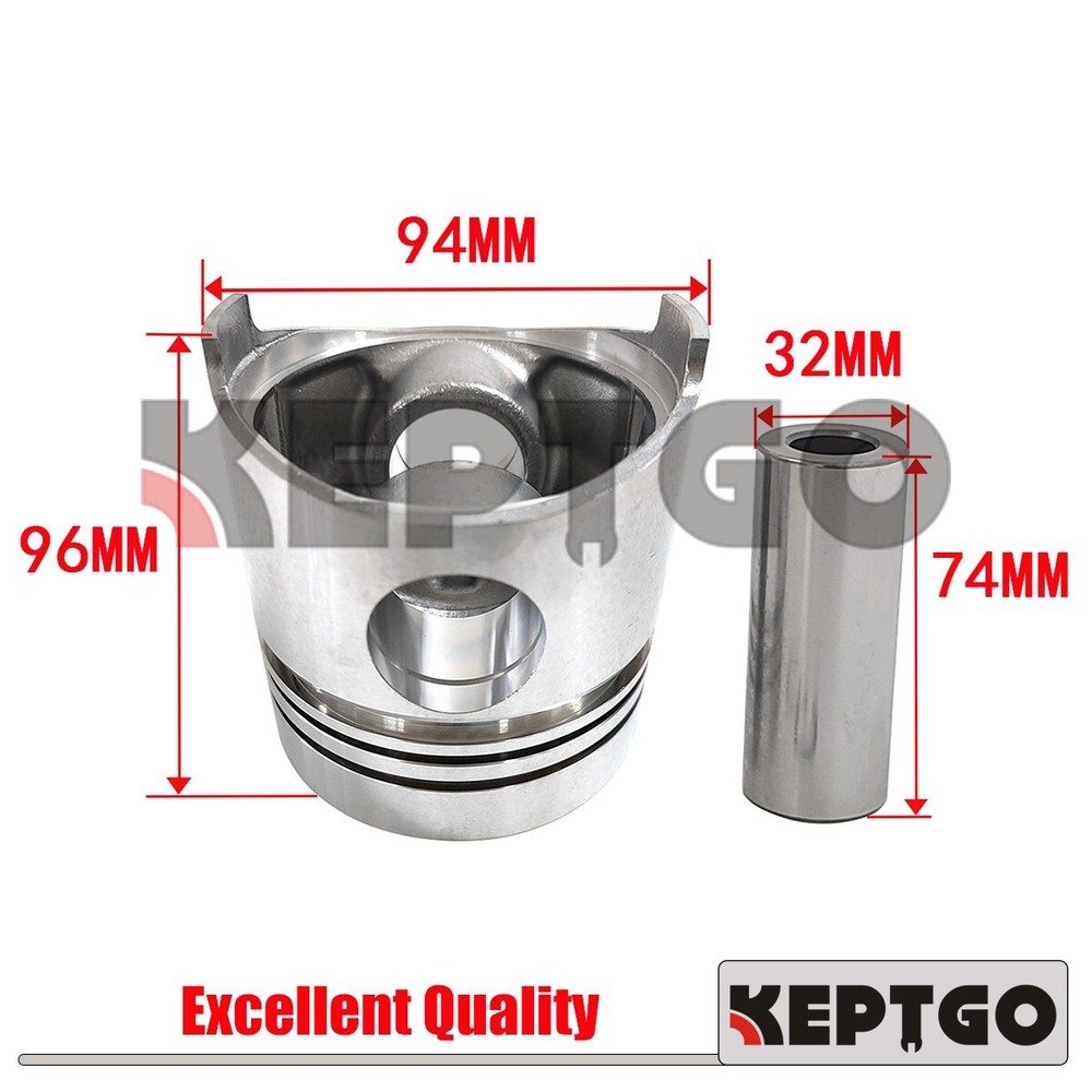 1pc 2D94-2 STD Piston Kit With Ring Set For Komatsu