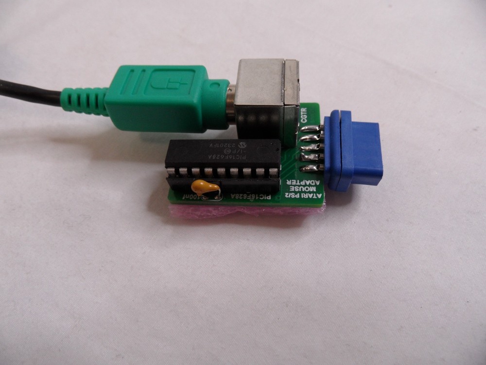 PS/2 Optical Mouse and Mouse adapter for Atari ST Computers