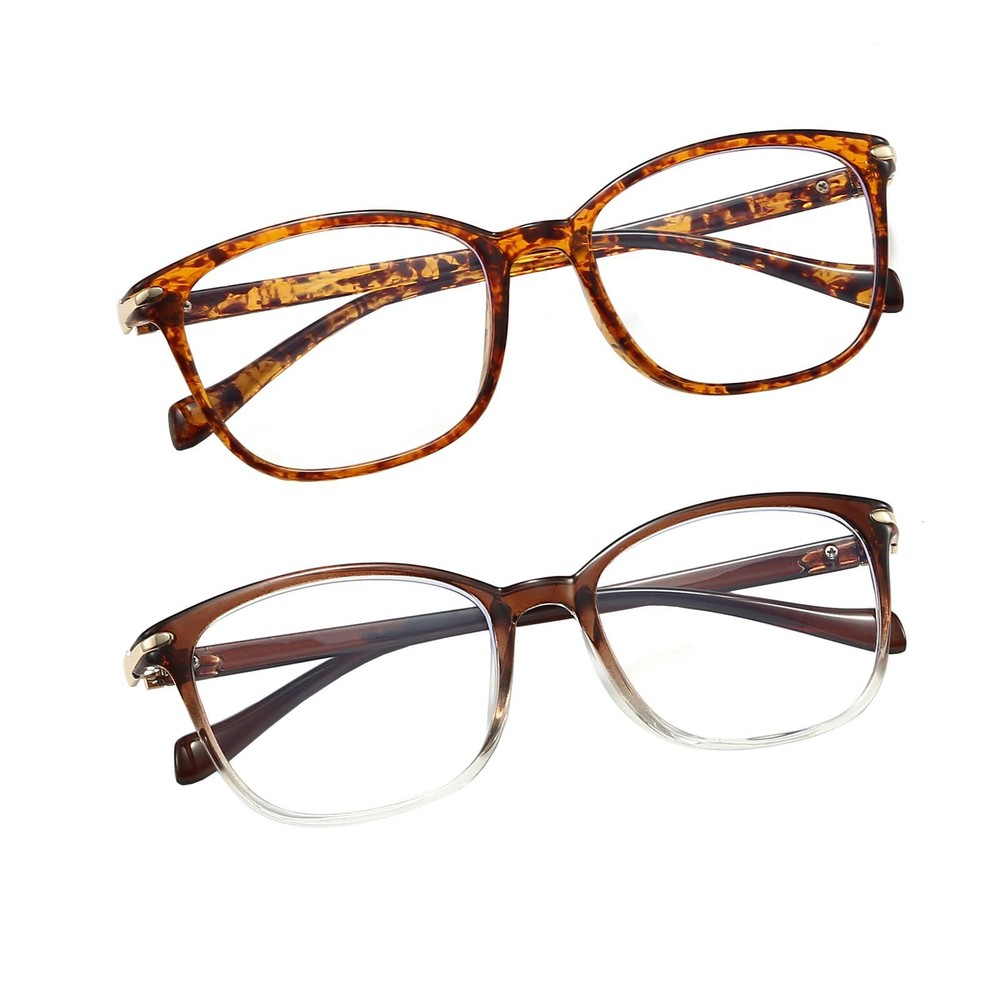 2 Pack Blue Light Blocking Glasses For Women/Men Computer Glasses Blue Light ...
