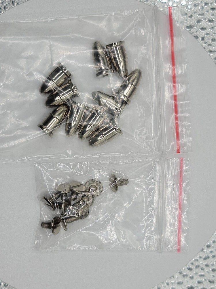 30 Sets Bullet Rivet Cone Spike, Screw Back Leather Craft Goth Punk Multi-Use 🎁