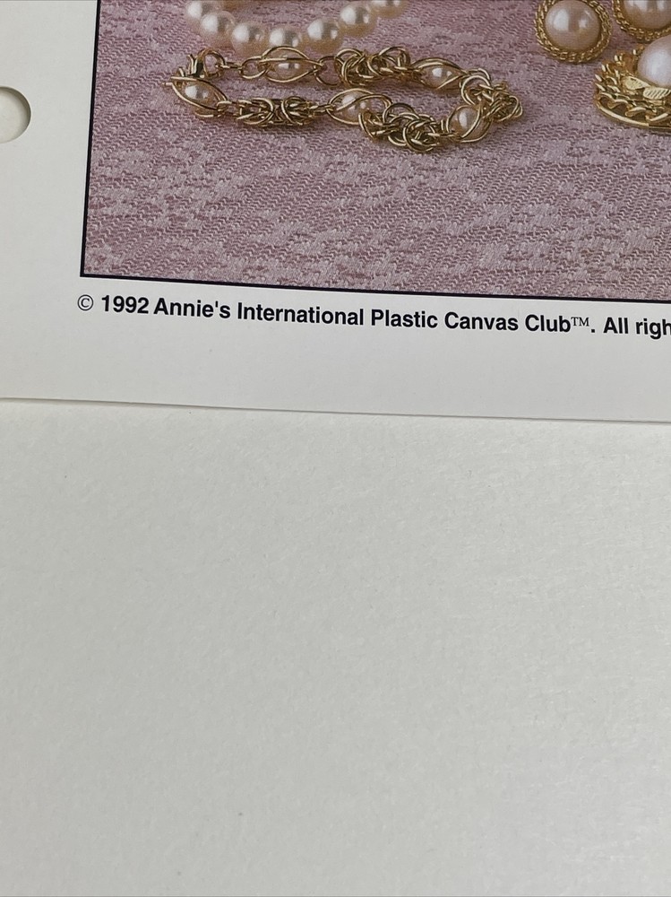 Royal Rose Mirror Set Annie's Attic Plastic Canvas Pattern