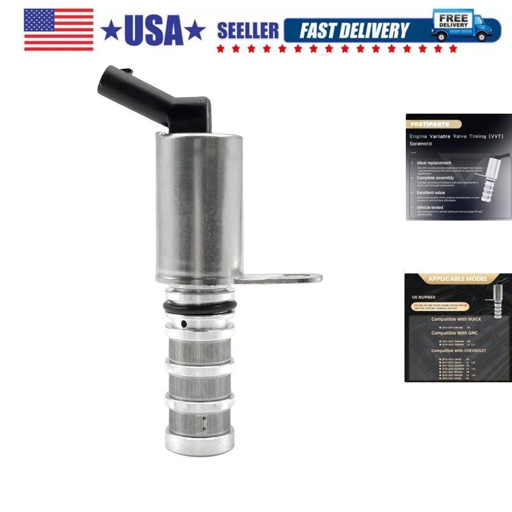 Engine Variable Valve Timing Solenoid VVT Solenoid Compatible with 16-19 ENCO...