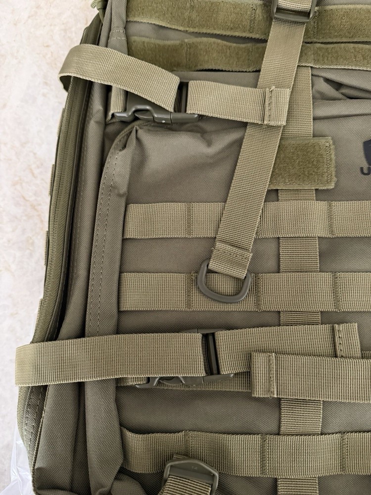 USCCA Military Green Tactical Backpack Adjustable Straps Multi Pocket