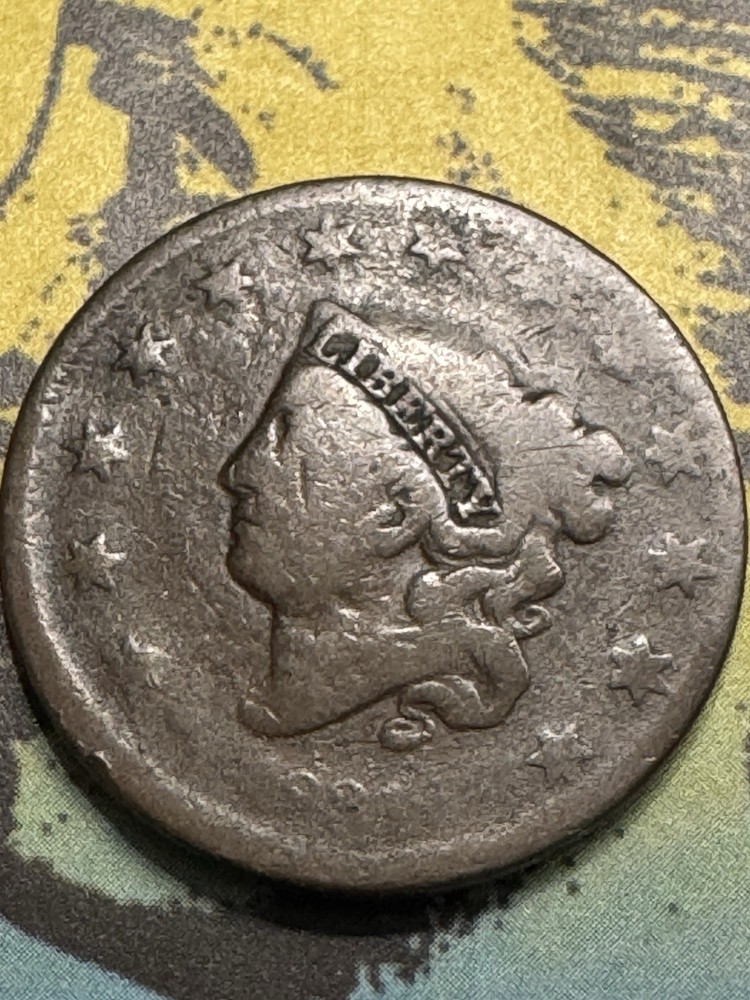 1831 Large Cent, Coronet Head, 99c shipping