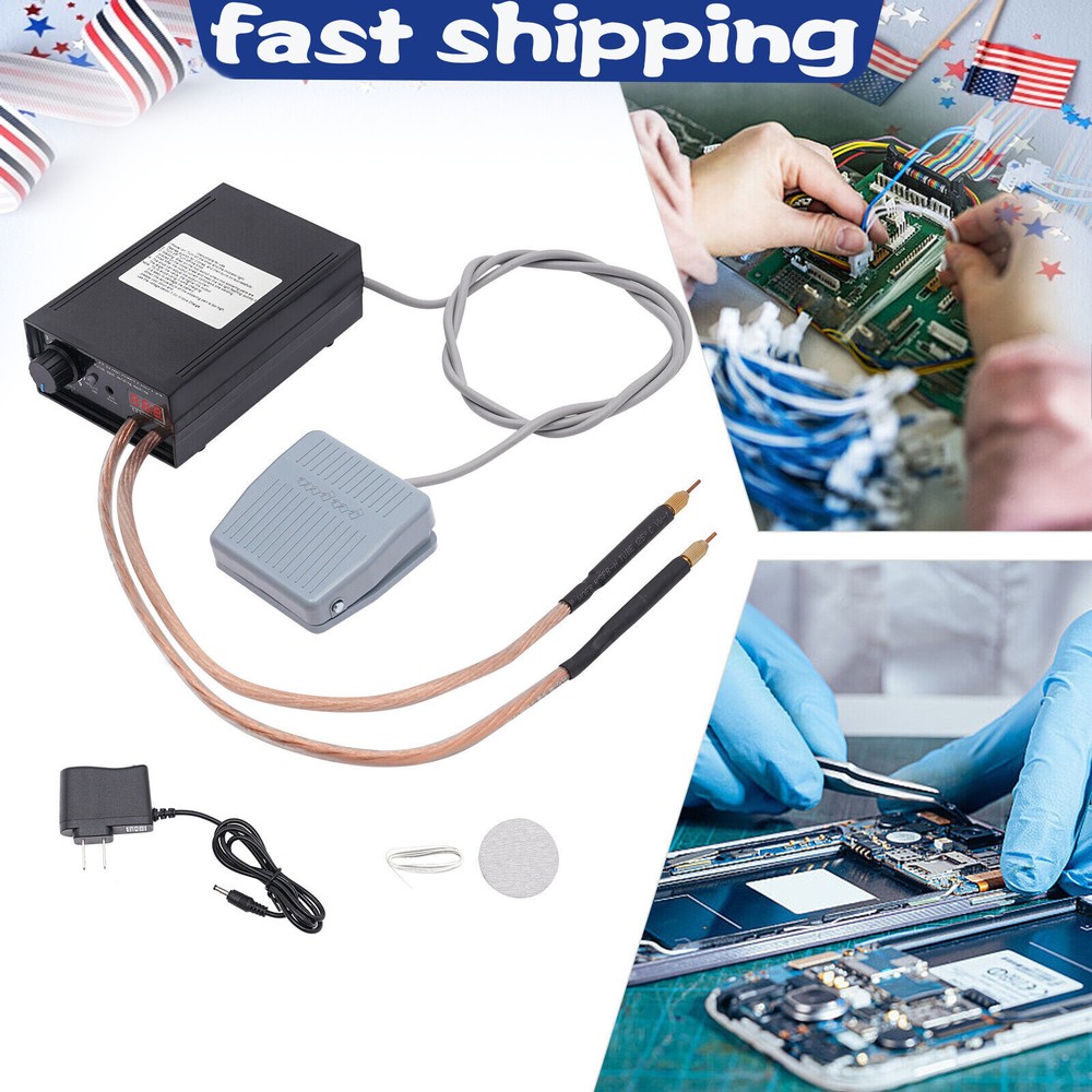 Welding Machine with Pedal Switch 8000W Double Pulse Spot Welding Machine