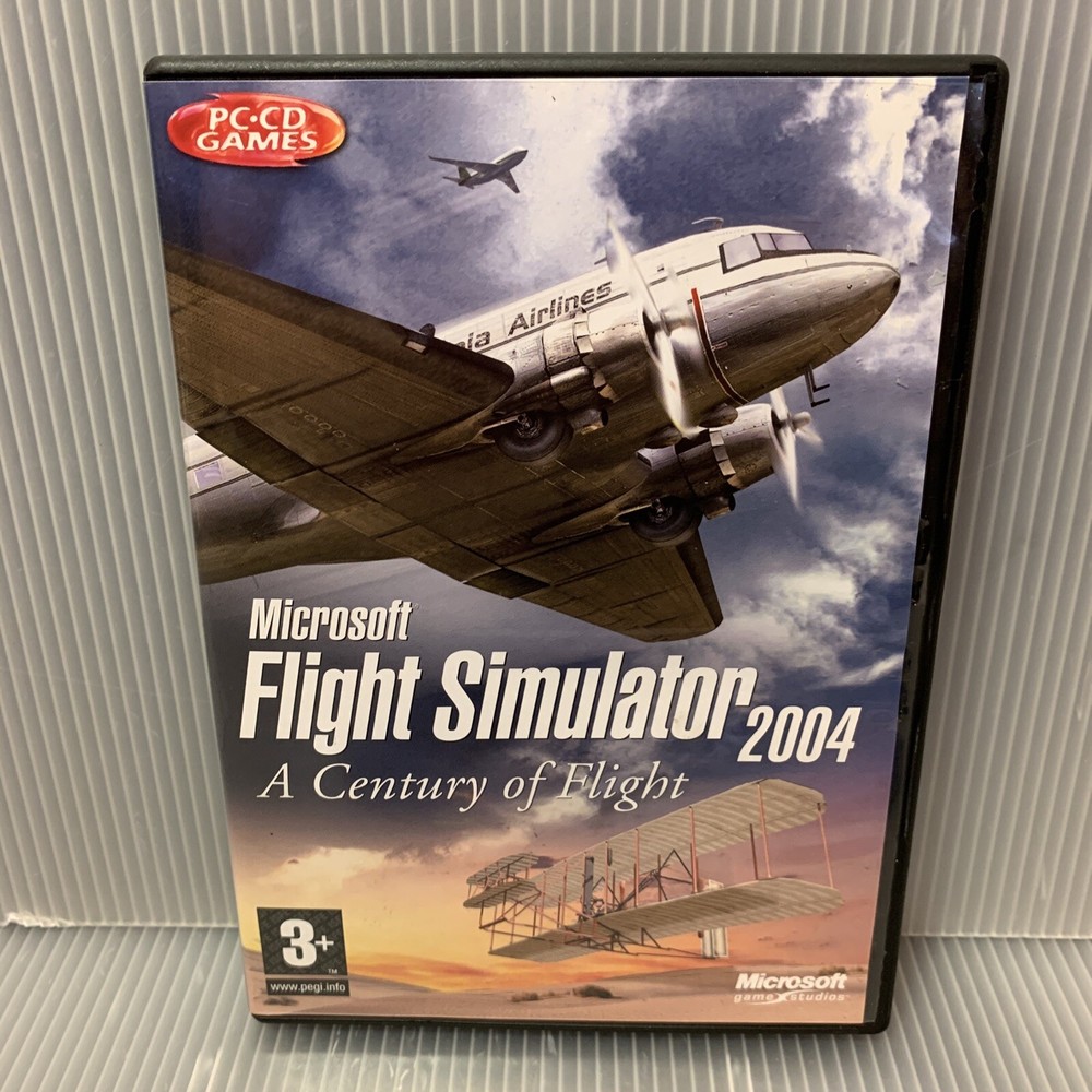 Microsoft Flight Simulator 2004: A Century Of Flight (PC CD ROM, 4-Discs)