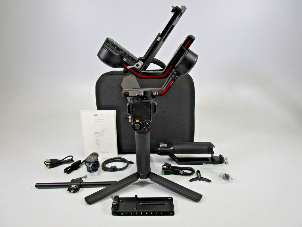 DJI RS 3 Axis Gimbal Stabilizer Kit & Case