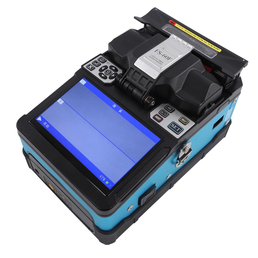 Fusion Splicer Machine Automatic Optical Fiber Cleaver Welding Toolbox Tool Kit