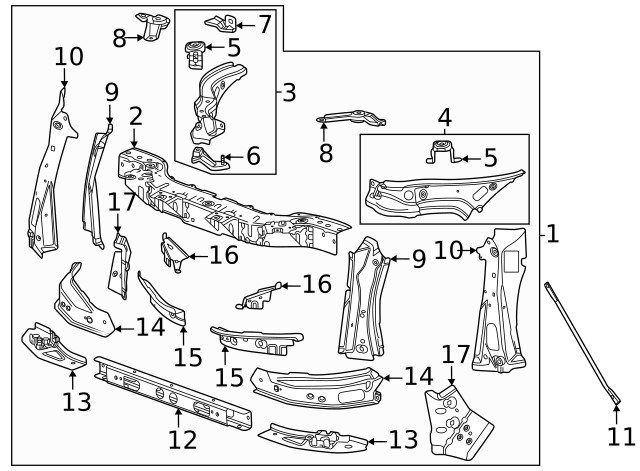 Genuine GM Lower Support 84785703