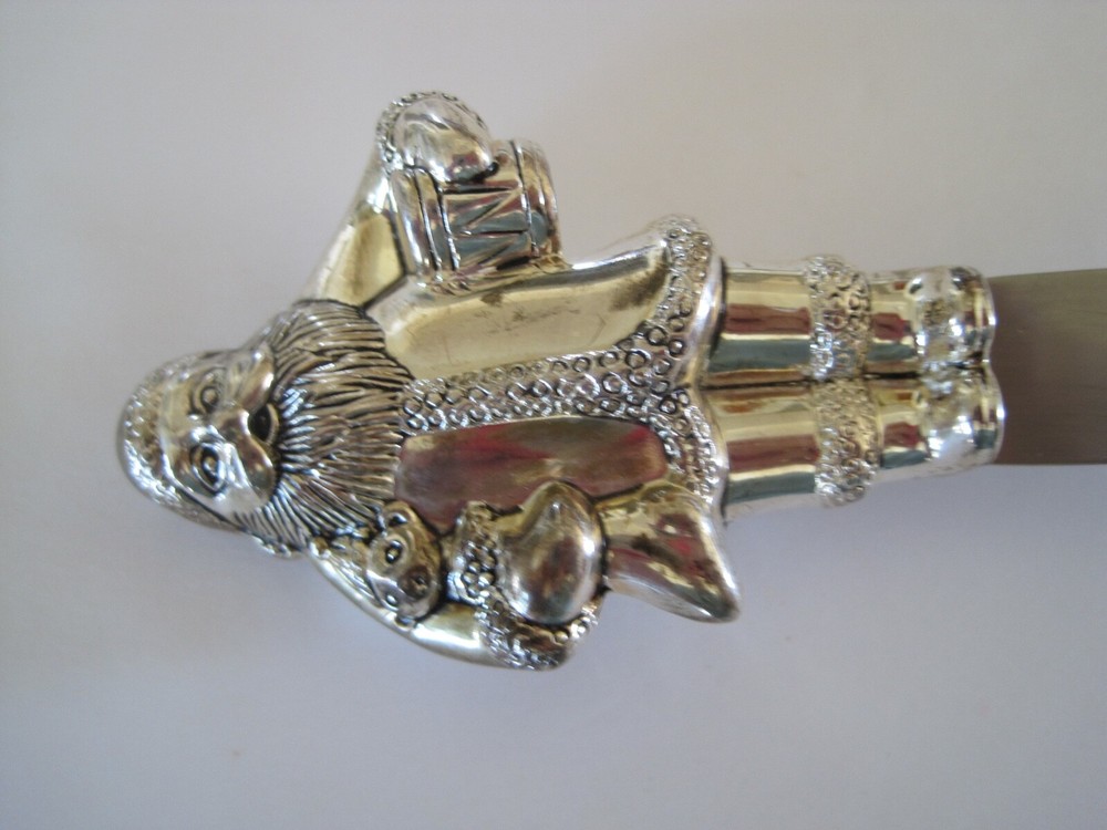 Wallace Stainless Santa Cheese Knife 6 3/4"