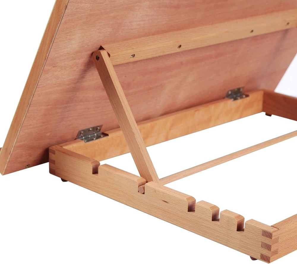 Wood Drafting Easel Large 5-Pos Adjustable Drawing Sketching Board