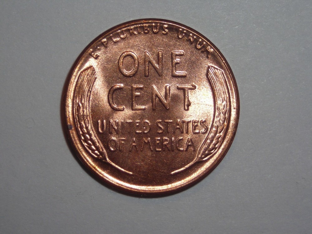 wheat penny 1955 CUD,MOLD ERROR RED BU #3 UNC LINCOLN CENT SHARP ERROR