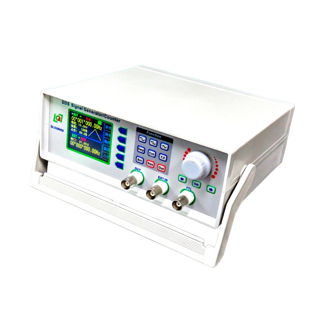 QLS2805S-5M DDS Function Signal Generator Signal Source/Frequency Meter LCD
