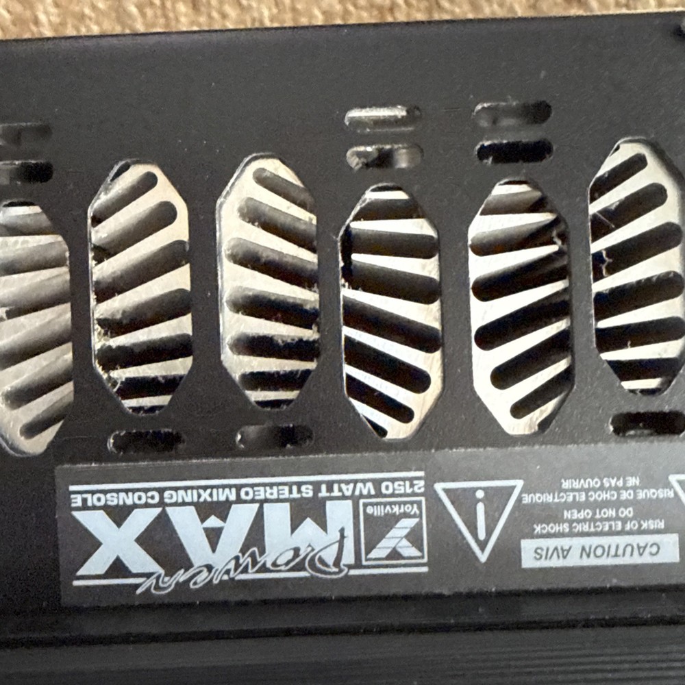 Yorkville Powermax 2150 Watts Mixing Console UNTESTED