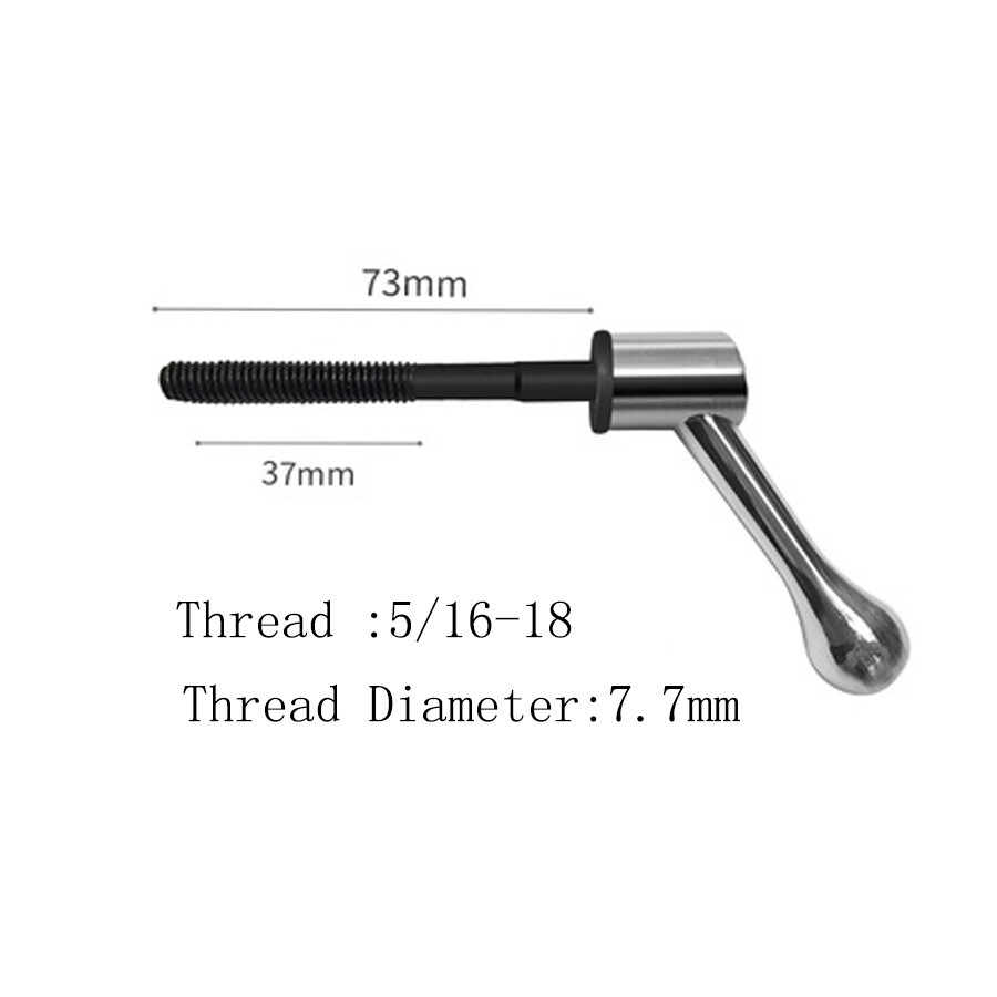 Milling Machine Quill Lock Bolt Handle 5/16 & Brass Sleeve Vertical Mill Tools