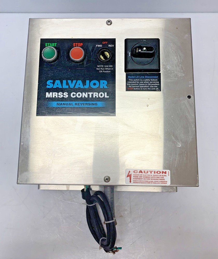 Salvajor MRSS Control Model-LD Line Disconnect Manual Reversing