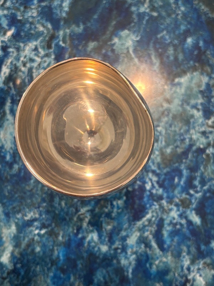5 silver plated kiddish chalice goblets bar mitzvah