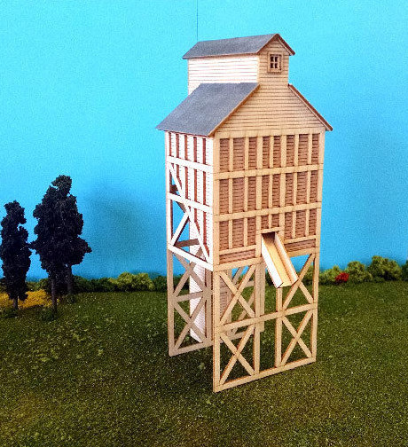 HO SCALE  Custom Laser Cut Coaling Tower Kit