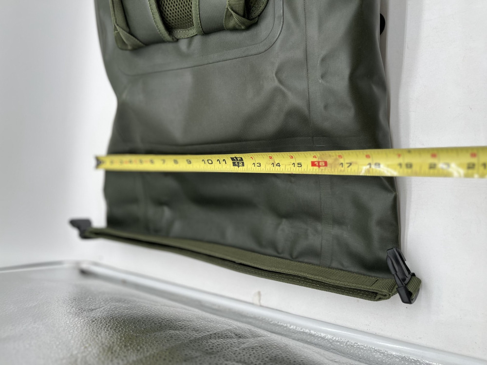 Hunter Target Roll-Top Backpack Cooler -Olive Green/Orange Rubber